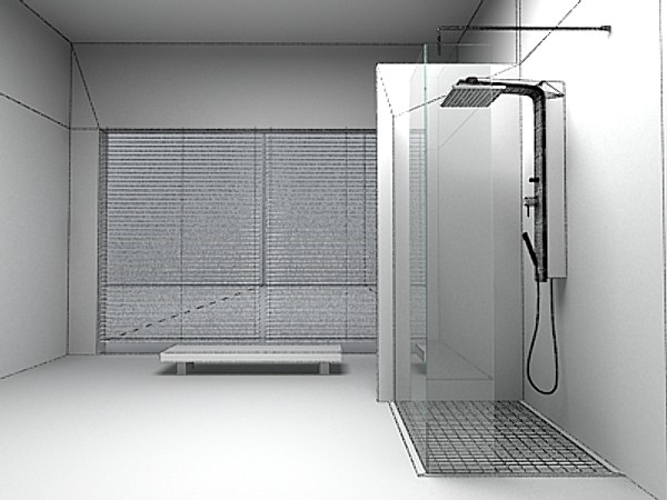 3d castagnari shower tama model - Castagnari Shower Tama by fabelar