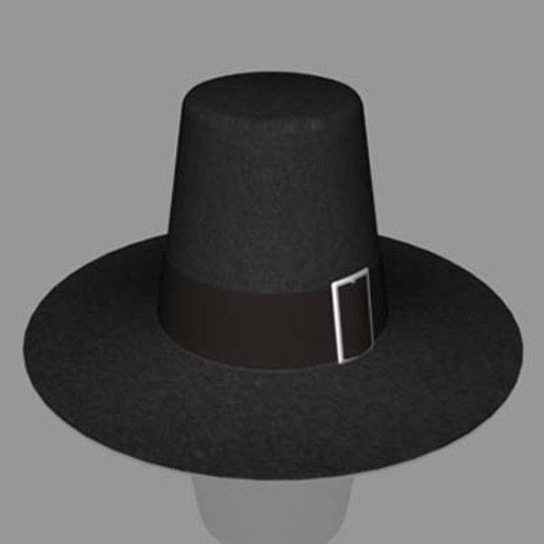 3ds puritan hat - Puritan Hat by mostlysquare