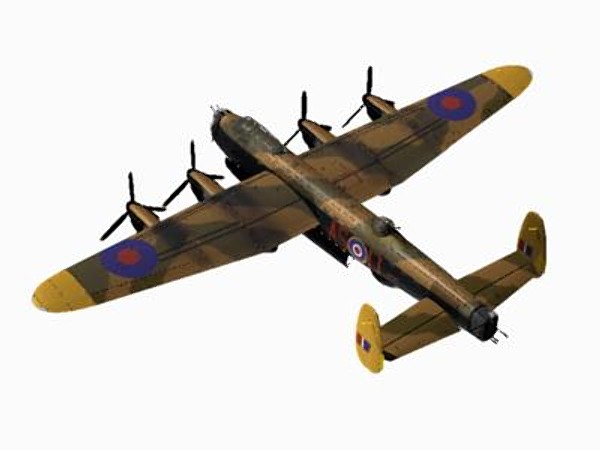 3d model avro lancaster - Avro Lancaster B1 GH by pbratt