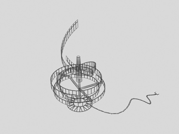 3d model helix lighter - Spiral_light_FRstage1.zip by Miguel Q