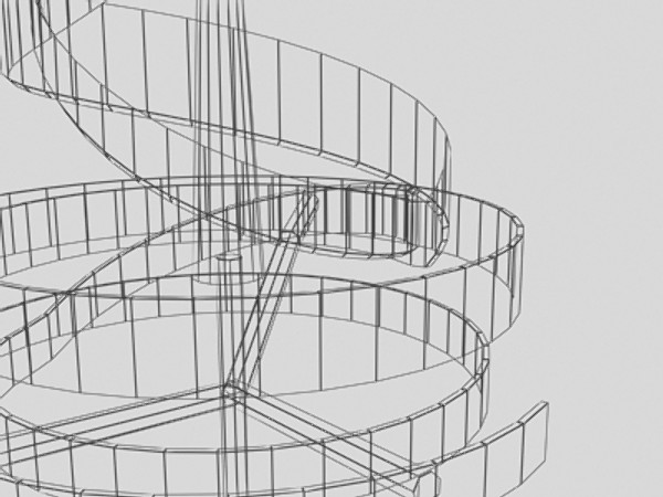 3d model helix lighter - Spiral_light_FRstage1.zip by Miguel Q