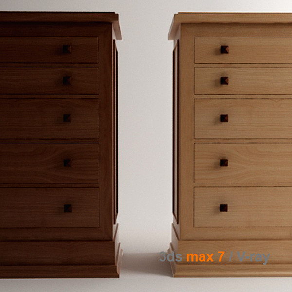 3ds design frank lloyd - Chest by lajhar