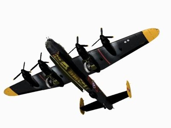 3d model avro lancaster - Avro Lancaster B1 GH by pbratt