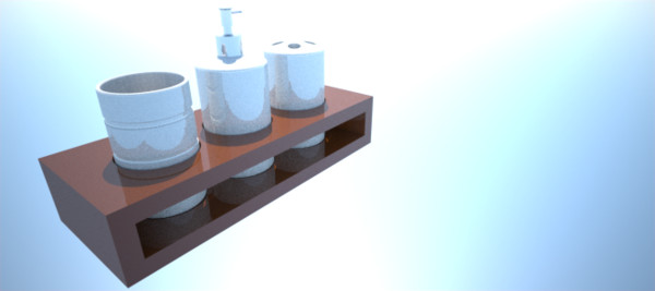 3ds max bathroom set - Set bathroom by ekichie