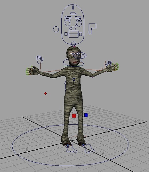 3d egyptian mummy cartoon model - Cartoon Egyptian Mummy by robman88