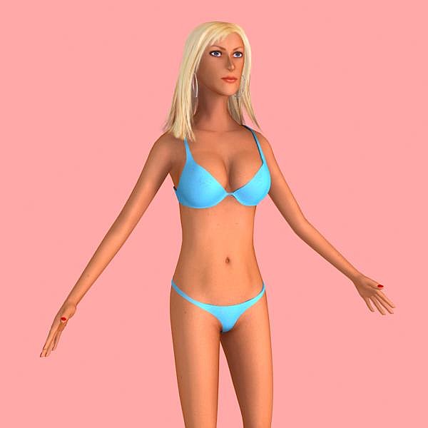 3ds max attractive woman - Kate by rtep CZ