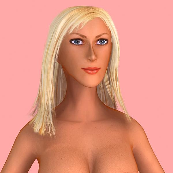 3ds max attractive woman - Kate by rtep CZ