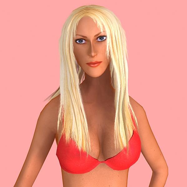 3ds max attractive woman - Kate by rtep CZ