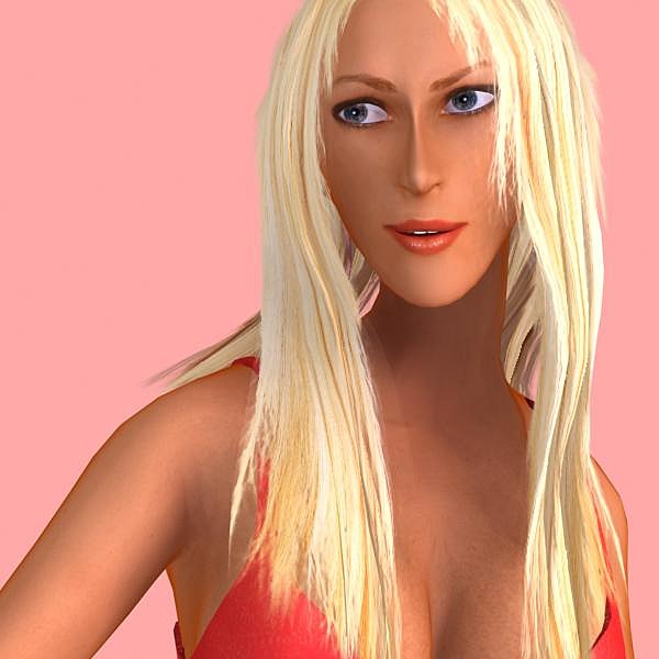 3ds max attractive woman - Kate by rtep CZ
