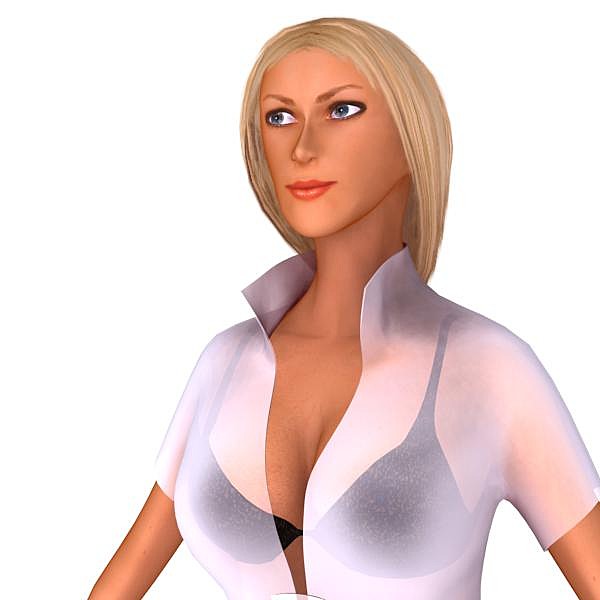 3ds max attractive woman - Kate by rtep CZ