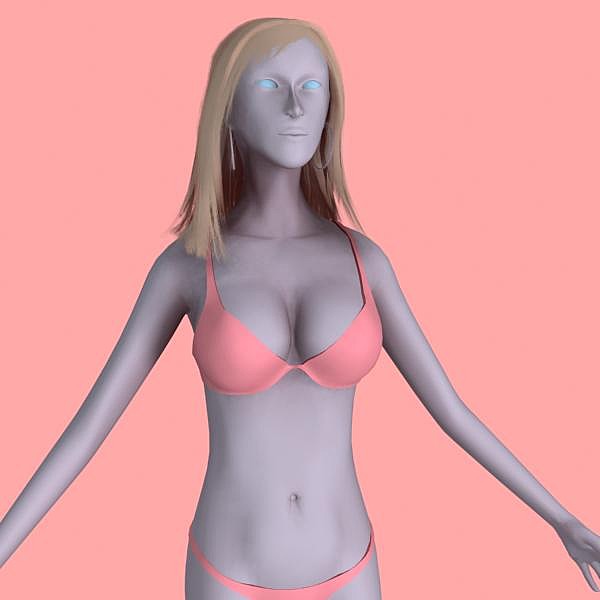 3ds max attractive woman - Kate by rtep CZ