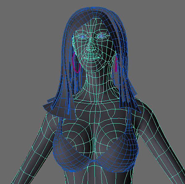 3ds max attractive woman - Kate by rtep CZ