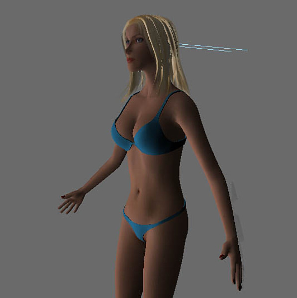 3ds max attractive woman - Kate by rtep CZ