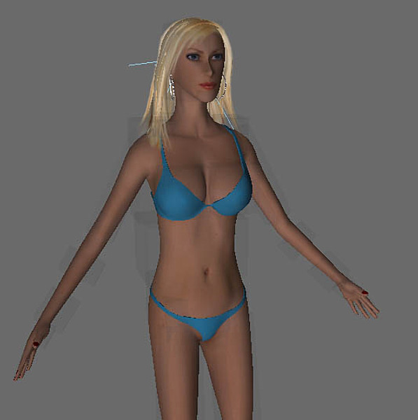 3ds max attractive woman - Kate by rtep CZ