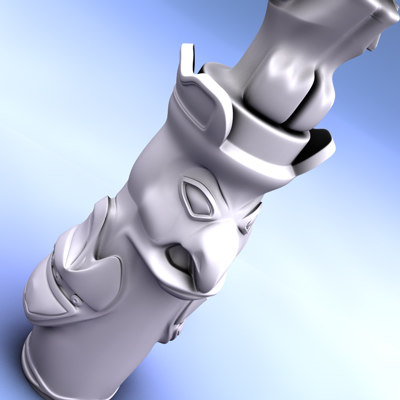 indian totem 3d model - Totem by C4DmodelSHOP