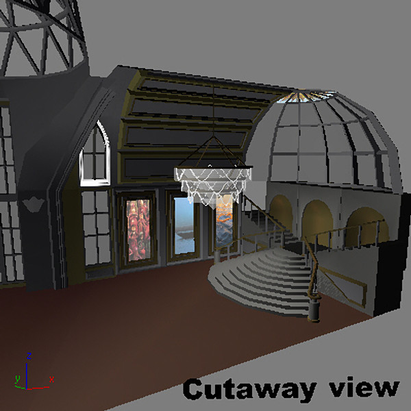 ballroom arches paintings max - Ballroom.zip by Mickey Models