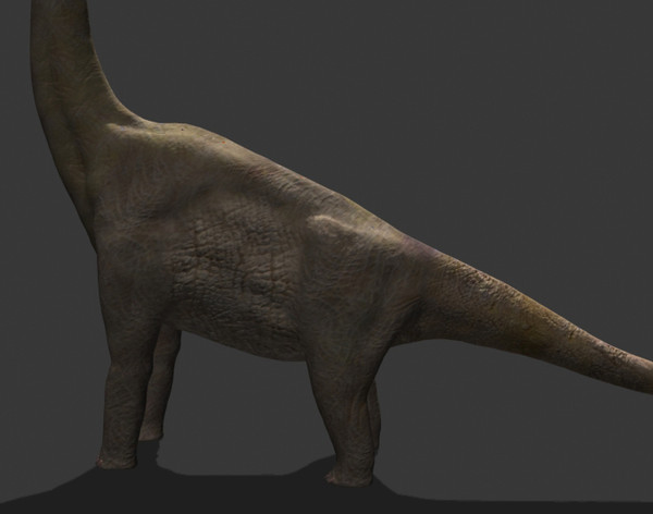 3d model of jurassic brachiosaur - True JP Brachiosaur OBJ by Virtual creator