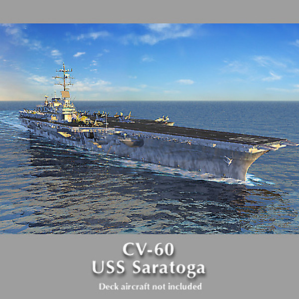 3d forrestal supercarrier uss model - CV60_Sara.zip by ptstudio
