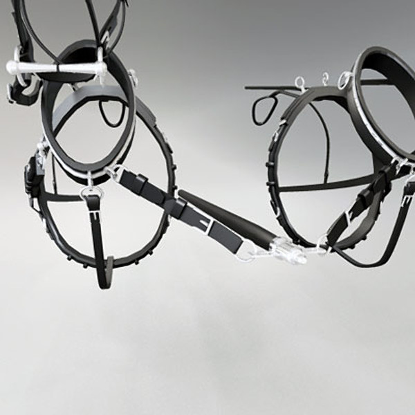 horse harness 3ds - Horse Harness by QLEE