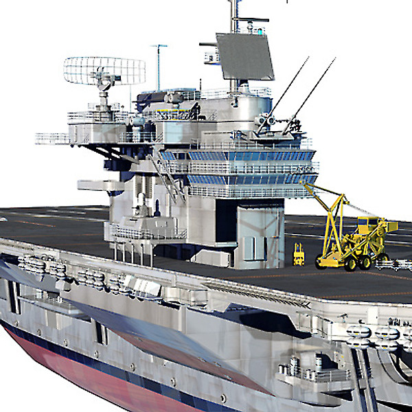 3d forrestal supercarrier uss model - CV60_Sara.zip by ptstudio
