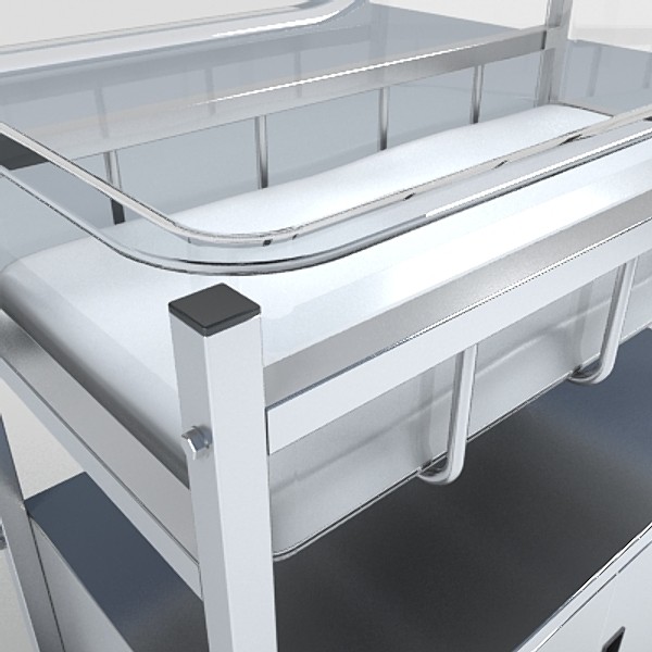 3d mobile bassinet model - mobile bassinet by monkeyodoom