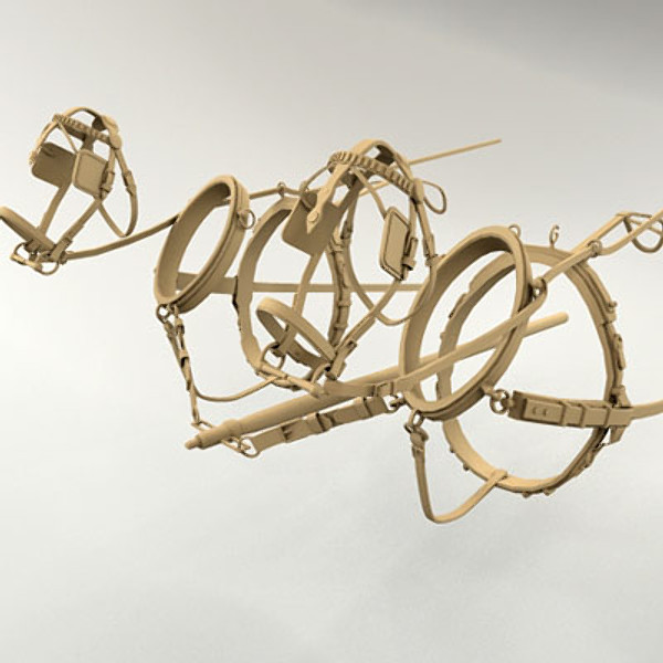 horse harness 3ds - Horse Harness by QLEE