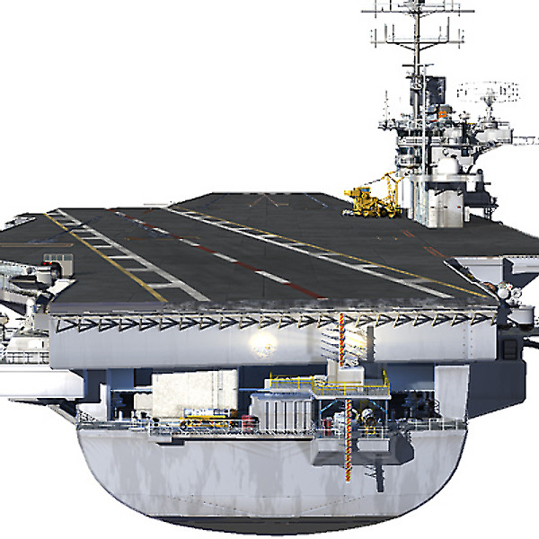 3d forrestal supercarrier uss model - CV60_Sara.zip by ptstudio