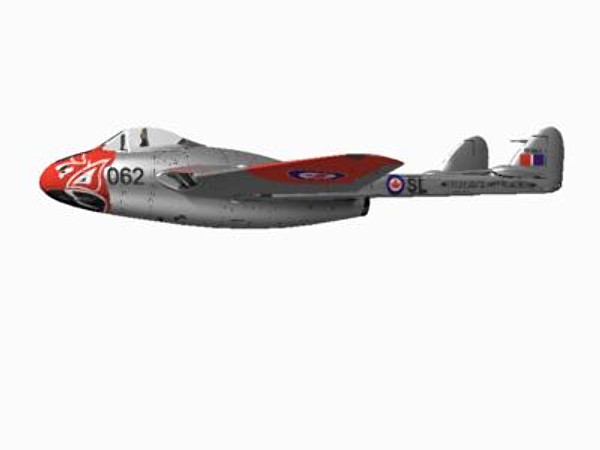 havilland vampire f3 c4d - De Havilland Vampire F3 by pbratt