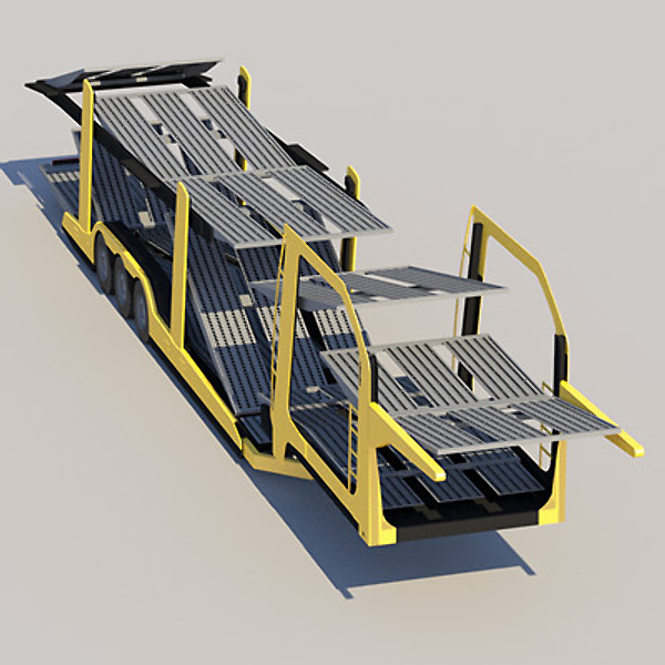maya car transporter lohr 300 - Car Transporter Lohr 300 by ArqArt3D