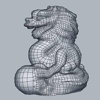 snake 3d model - Statue_of_the snake by 3d_Wanderer