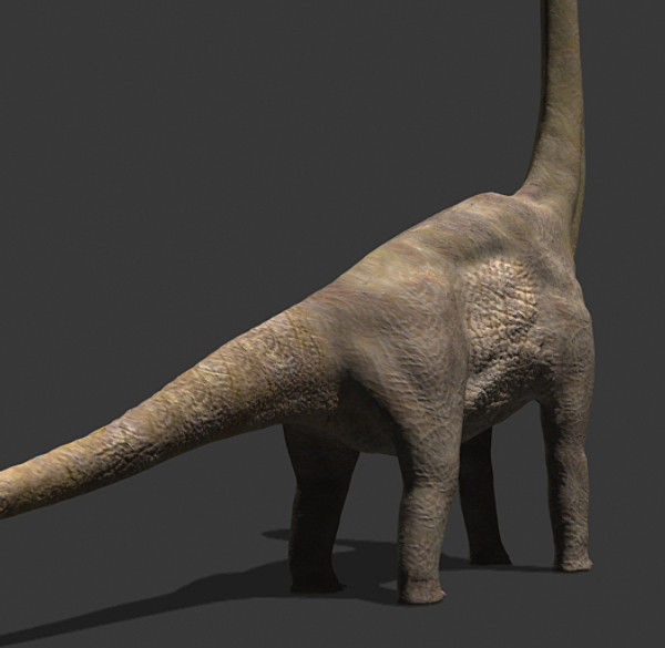 3d model of jurassic brachiosaur - True JP Brachiosaur OBJ by Virtual creator