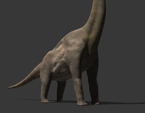 3d model of jurassic brachiosaur - True JP Brachiosaur OBJ by Virtual creator