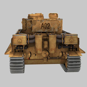 3d german tiger tank model - Tigertank.mb by vipermjs