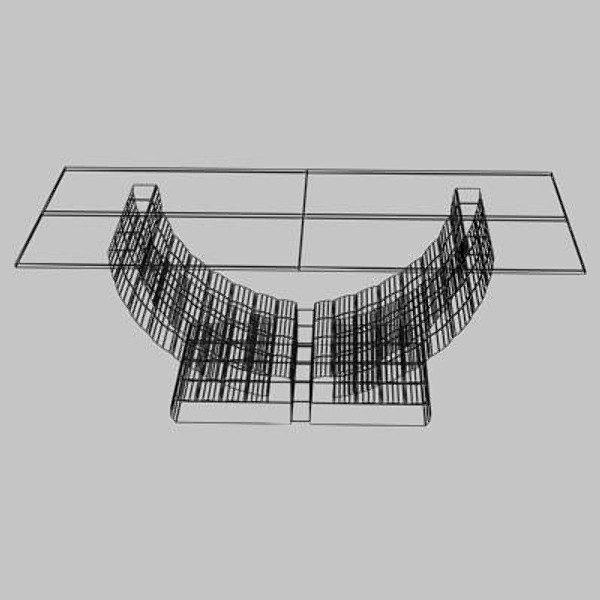 table coffee wishbone max - WISHBONE Coffee Table_01 by sabah_au