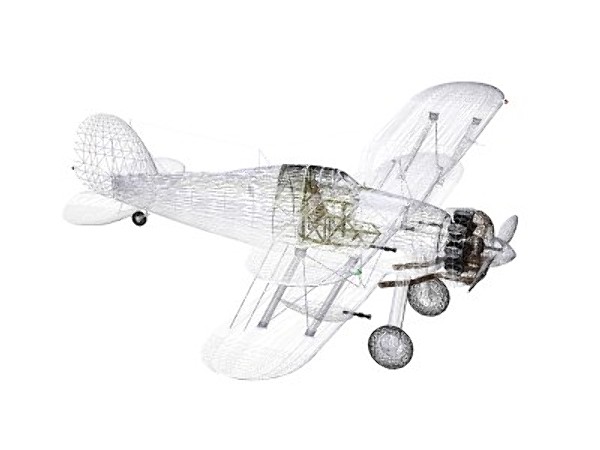 gloster gladiator fighter mk1 3d max - Gloster Gladiator MK1 by pbratt