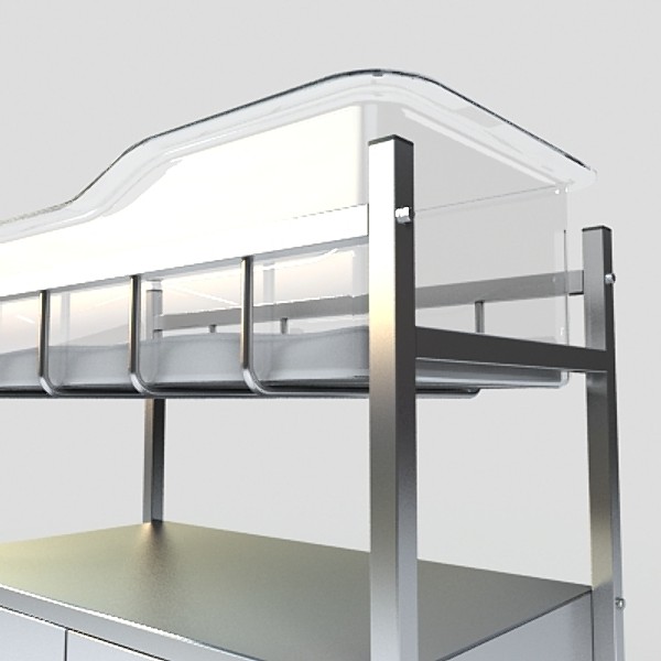 3d mobile bassinet model - mobile bassinet by monkeyodoom