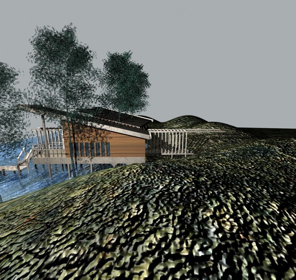 3d house lake - Lake House by studiorender