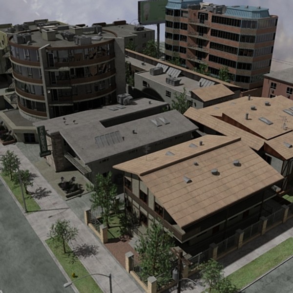 residential city block max - High Res Residential City Block by dastolidigital