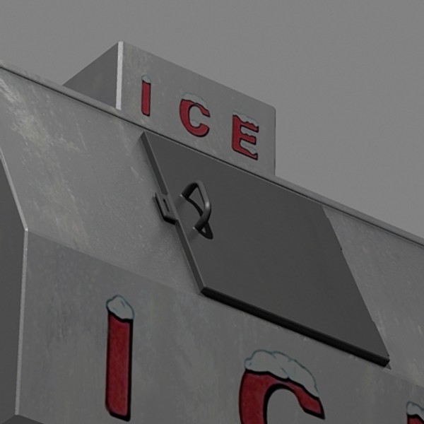 3d model ice machine - Ice Machine by dastolidigital