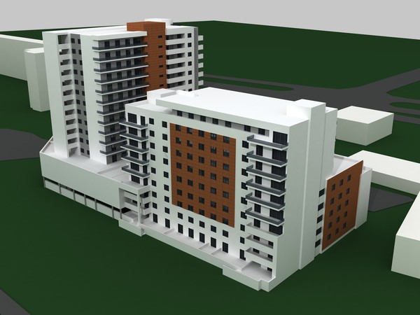 definition business centre 3d model - High Definition Business Centre by studiorender