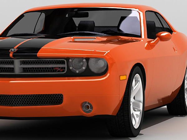 dodge challenger concept 3d max - Dodge Challenger concept STD mat by fabelar