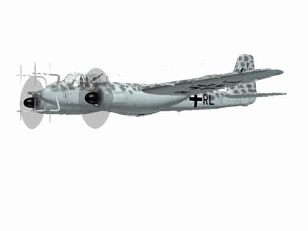 3dsmax junkers nightfighter ju88g - Junkers Ju88G Nightfighter by pbratt
