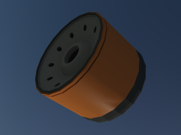 3d model oil filter - oil filter.max by Animation Anchor Line