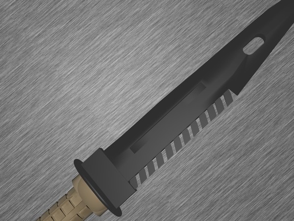military knife 3d c4d - Military Knife by filasouf