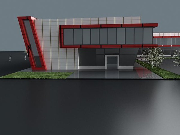 dxf office building - Offices by studiorender