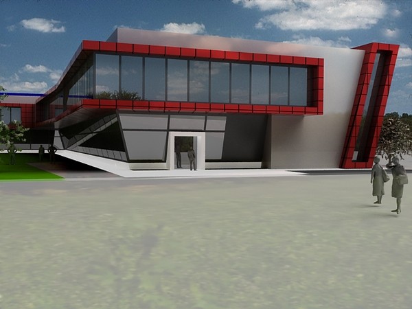 dxf office building - Offices by studiorender