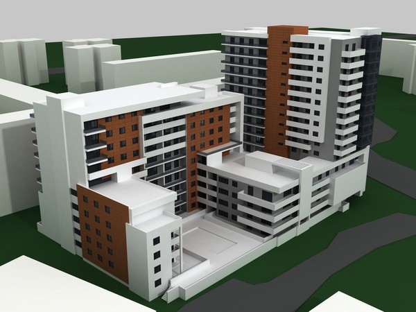 definition business centre 3d model - High Definition Business Centre by studiorender
