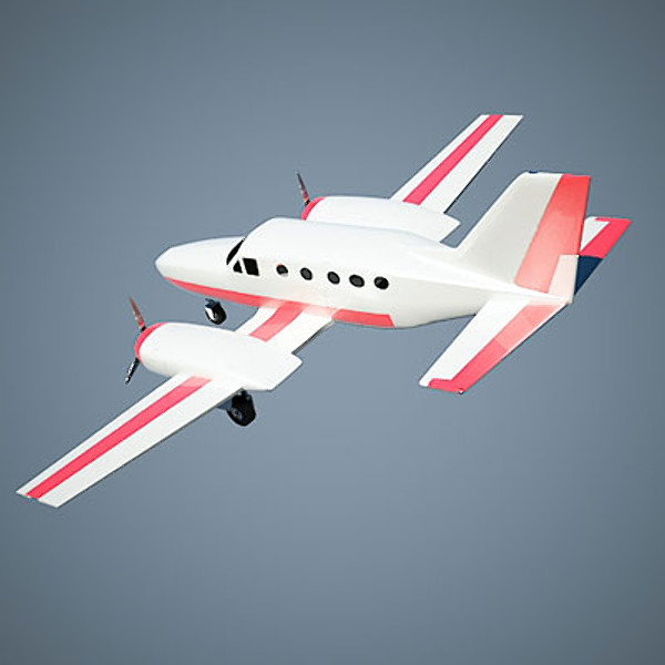 business plane small 3d max - Small Business Airplane by QLEE