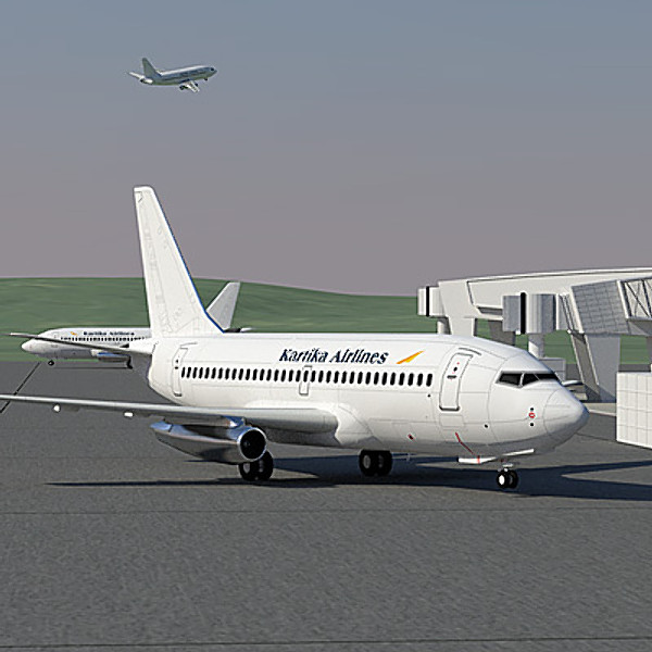 3dsmax 737 200 airliner oceania - 737 200 Collection. Eight Oceania Airlines by ArqArt3D