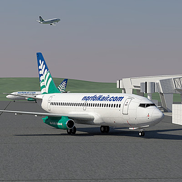 3dsmax 737 200 airliner oceania - 737 200 Collection. Eight Oceania Airlines by ArqArt3D